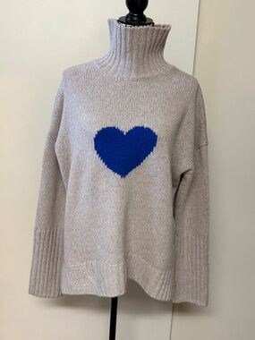 🦉 ZADIG & VOLTAIRE BIG HEART OVERSIZED SWEATER